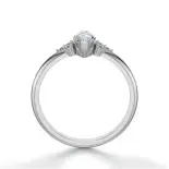 Pierścionek z diamentem markiza białe złoto SBPZ_062